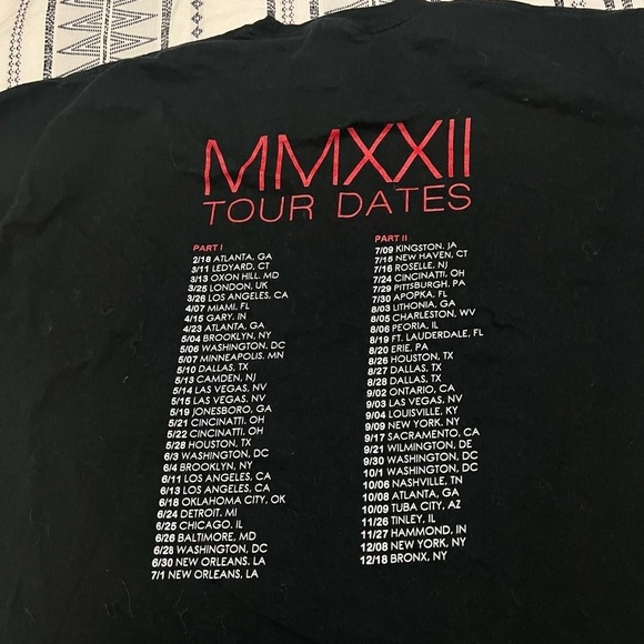 Mya Tour T-shirt Size 2XL - Picture 4 of 5